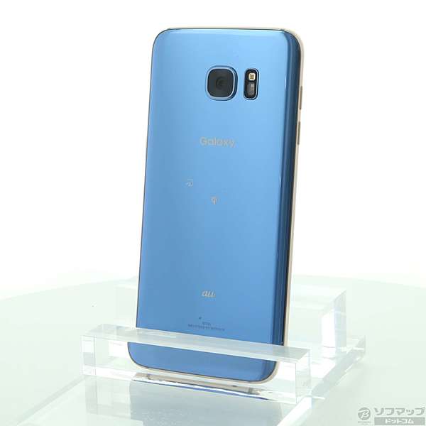 中古】GALAXY S7 edge 32GB ブルーコーラル SCV33 au [2133017234408