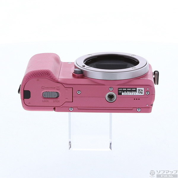 中古】α5000 ボディ (ILCE-5000) ピンク／A5000ボディILCE5
