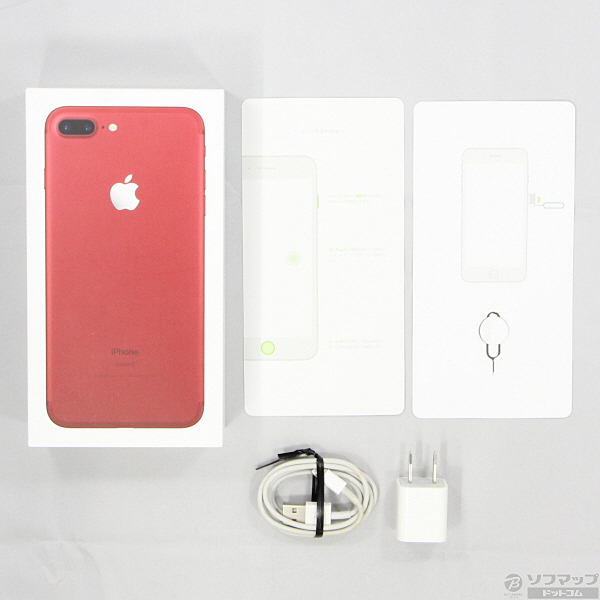 中古】iPhone7 Plus 128GB レッド MPR22J／A SoftBank [2133017270376