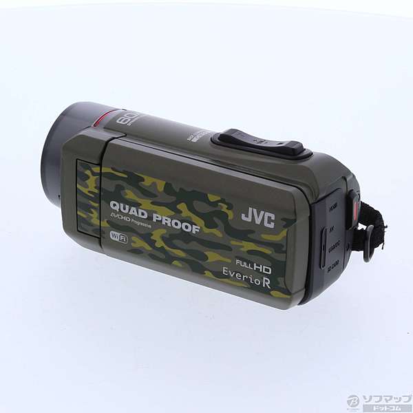 中古】Everio GZ-E060-W ホワイト JVCKENWOOD JVC ビデオカメラ EVERIO