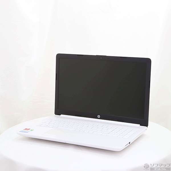 中古】HP 15-db0156AU 4PD01PA#ABJ ピュアホワイト 〔Windows 10