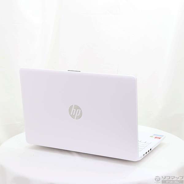 中古】HP 15-db0156AU 4PD01PA#ABJ ピュアホワイト 〔Windows 10