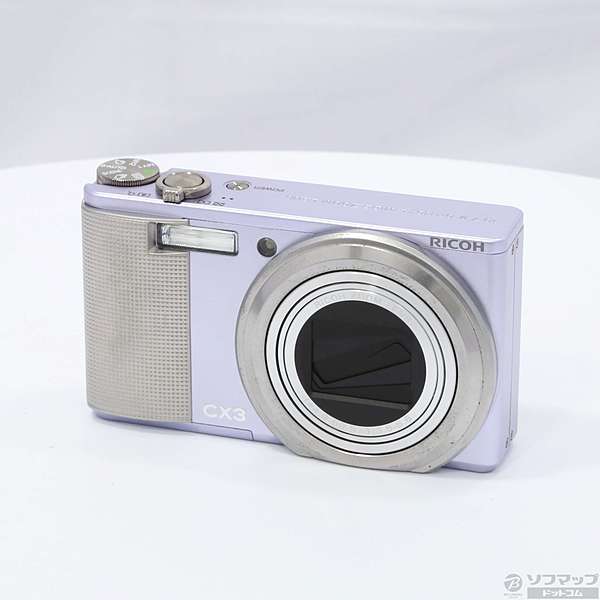 RICOH CX3 デジタルカメラ（すみれ）