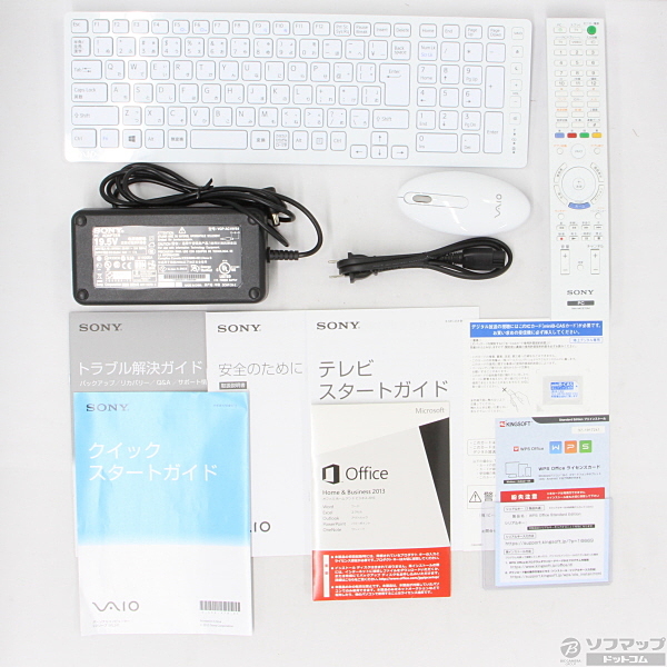 中古】VAIO L SVL24138CJW ホワイト 〔Windows 8〕 〔Office付