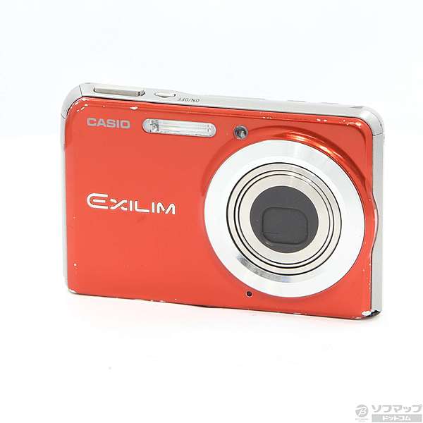 【中古】EXILIM CARD EXS770 RD (720万画素／3倍ズーム／レッド) [2133017534676] リコレ