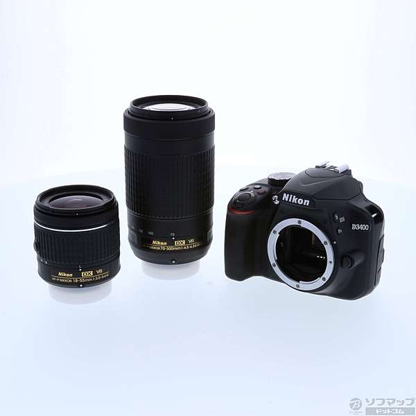 Nikon - Nikon D3400 ダブルズームキット 一眼レフ Amazon | Nikon デジタル一眼レフカメラ D3400 ダブルズーム