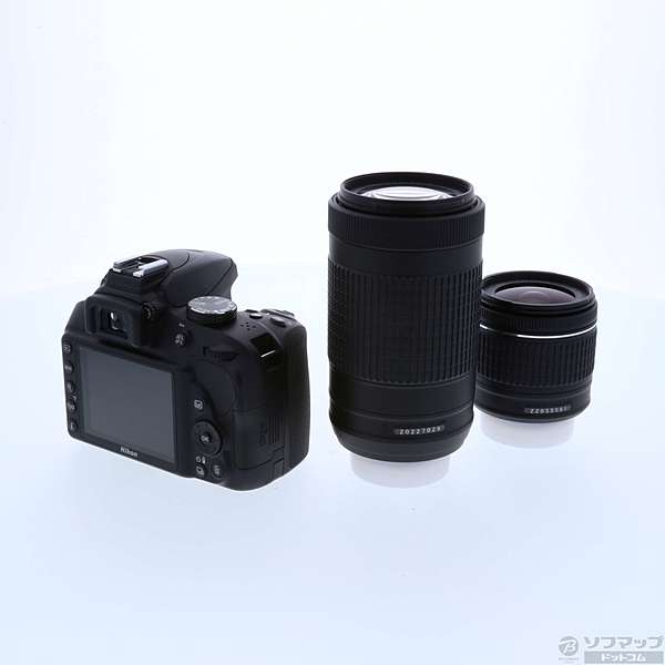中古】NIKON D3400 ダブルズームキット ブラック ◇07/01(水