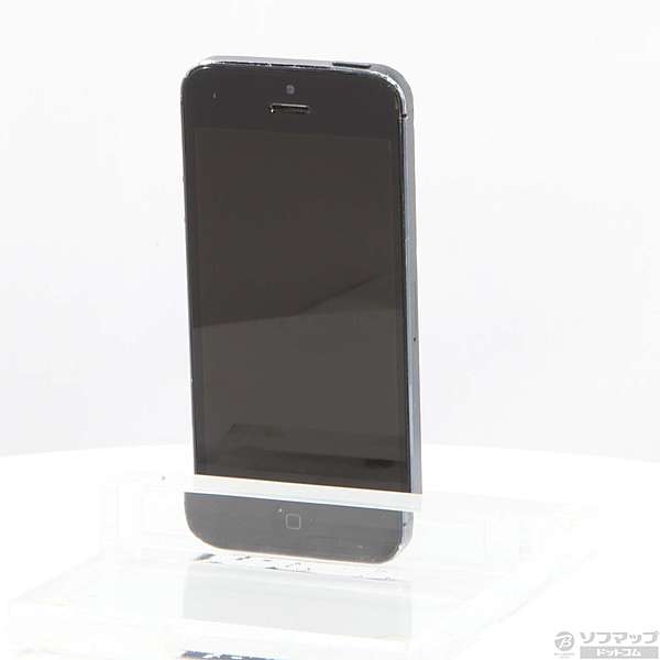 中古】iPhone5 16GB ブラック MD297J／A SoftBank [2133017611599