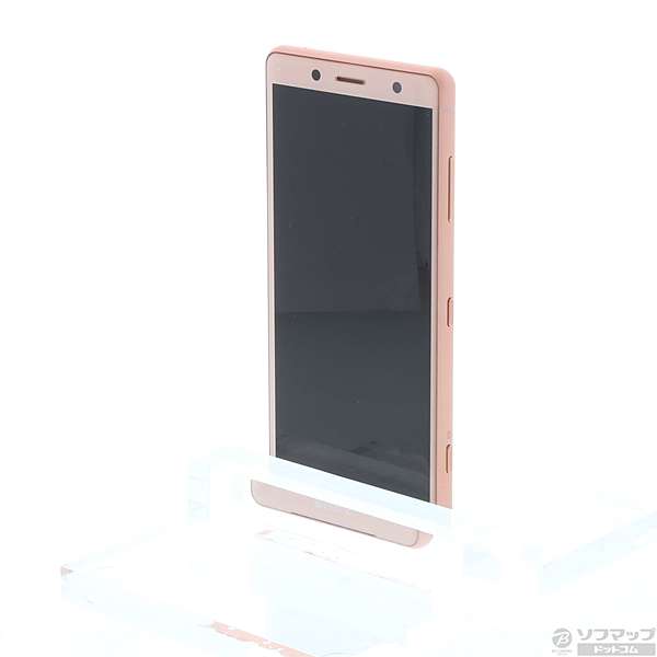中古】Xperia XZ2 Compact 64GB コーラルピンク SO-05K docomo