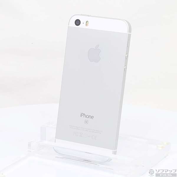 中古】iPhone SE 32GB シルバー MP832J／A auロック解除SIM