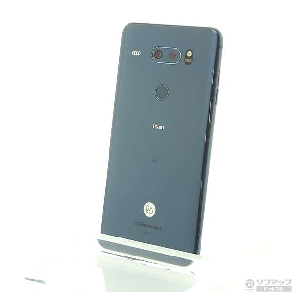 中古】isai V30+ 128GB モロッカンブルー LGV35 au [2133017842030