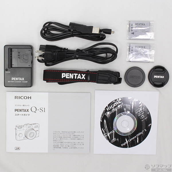 PENTAX Q-S1 ブラック ズームレンズキット ペンタックス PENTAX Q-S1 ズームレンズキット ブラック SD