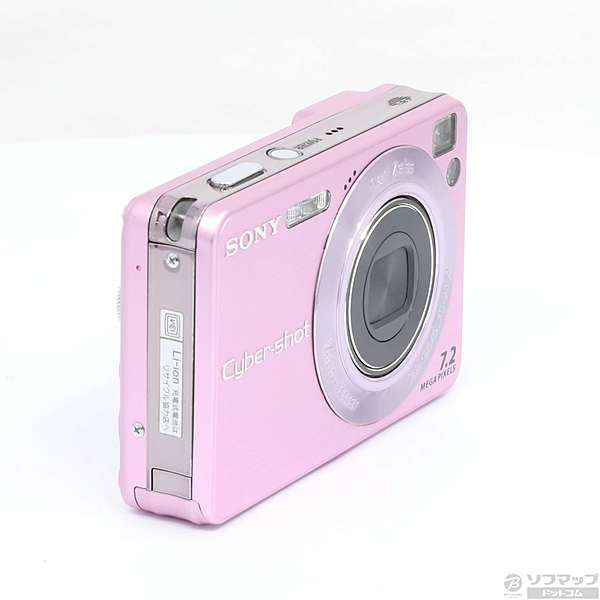 中古】CYBERSHOT DSC-W120 P (720万画素／4倍ズーム／ピンク