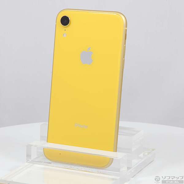 ガラスフィ➥ iPhone - iPhone XR Yellow 128 GB Softbankの通販 by べ