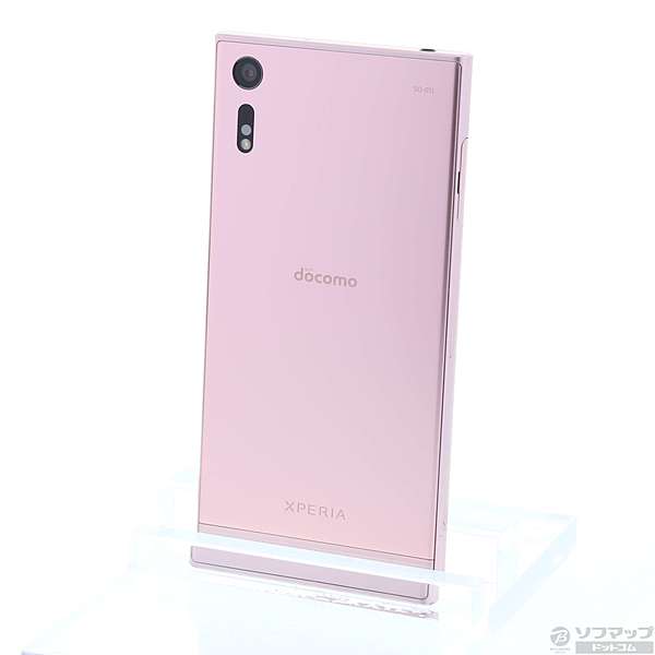 中古】Xperia XZ 32GB ディープピンク SO-01J docomoロック解除SIM