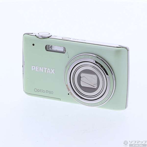 中古】Optio P80 G (1200万画素／4倍ズーム／グリーン) [2133018007131 