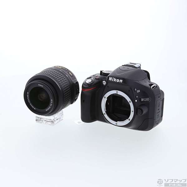 中古】NIKON D5200 18-55 VR レンズキット ブラック (2410万画素／SDXC) [2133018059123] -  リコレ！|ビックカメラグループ ソフマップの中古通販サイト