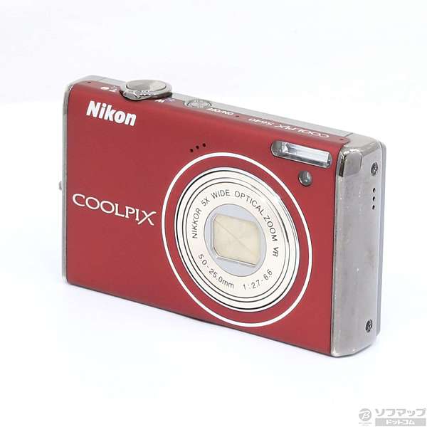 COOLPIX S640 (1200万画素／5倍ズーム／プライムレッド)