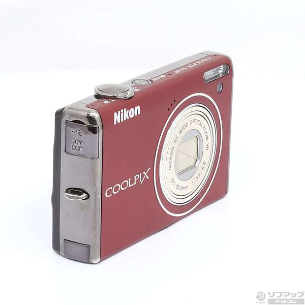 中古】COOLPIX S640 (1200万画素／5倍ズーム／プライムレッド