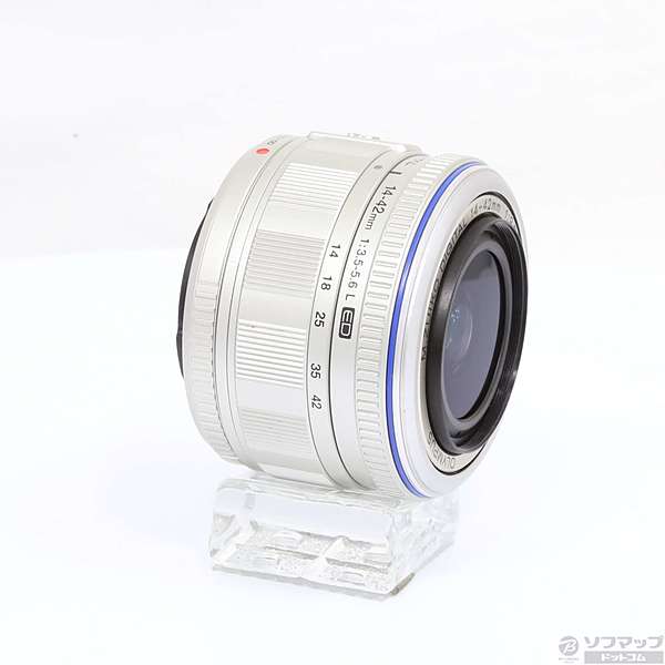 中古】M.ZUIKO DIGITAL ED 14-42mm F3.5-5.6 L (シルバー