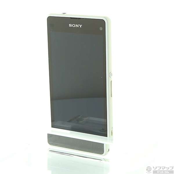 中古】セール対象品 Xperia J1 Compact 16GB ホワイト D5788 SIMフリー