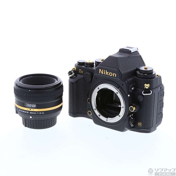 Nikon Df 50mm F1.8 Special Gold Edition ブラック