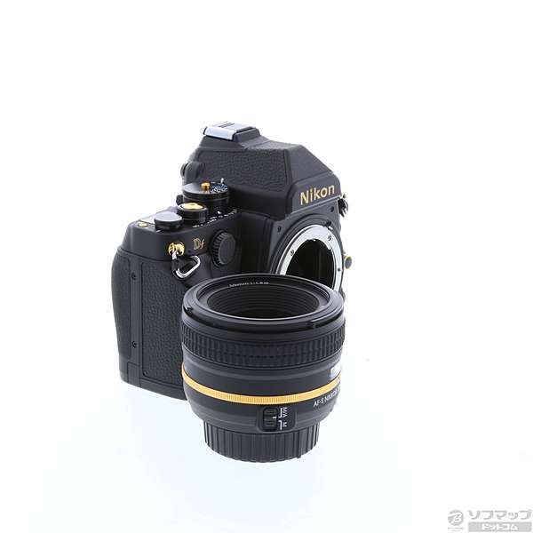 中古】Nikon Df 50mm F1.8 Special Gold Edition ブラック