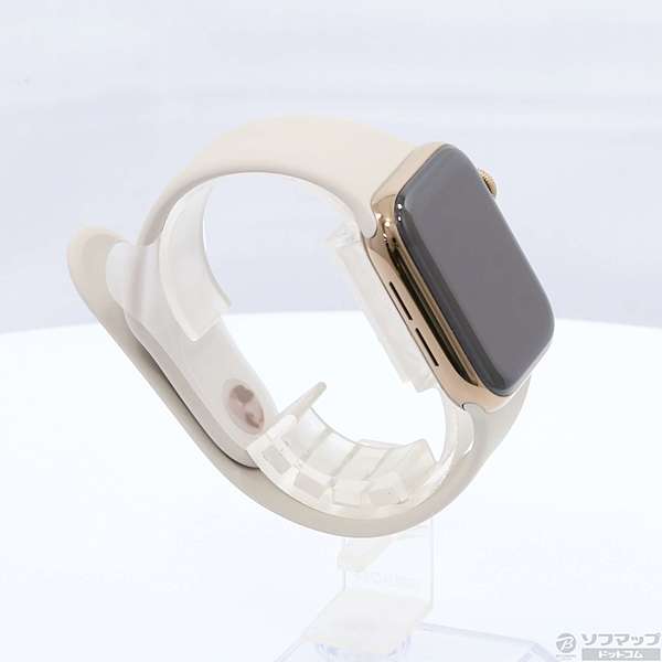 中古】〔展示品〕 Apple Watch Series 4 GPS + Cellular 40mm ゴールド 