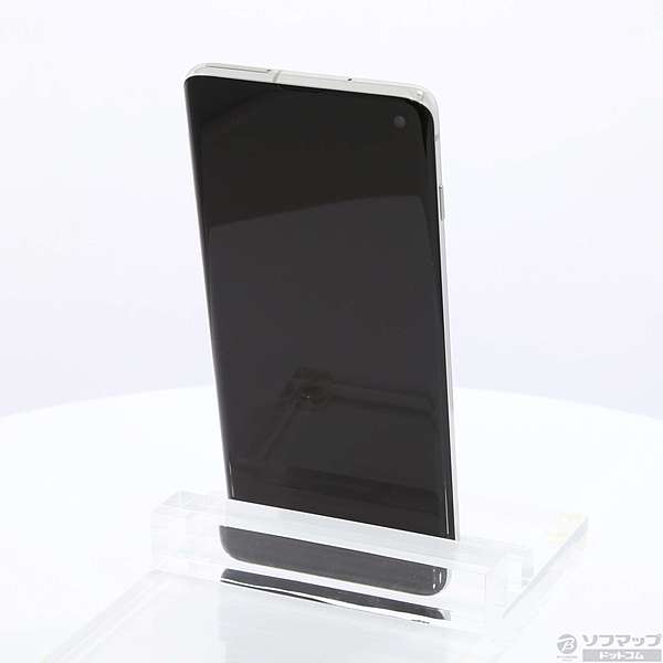 中古】GALAXY S10 128GB プリズムホワイト SCV41 au [2133018364883
