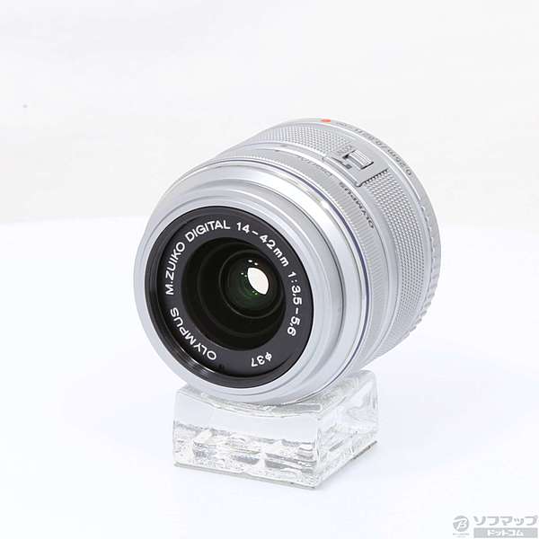 中古】M.ZUIKO DIGITAL 14-42mm F3.5-5.6II R(レンズ／シルバー