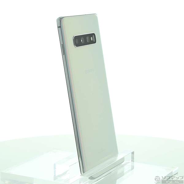 中古】GALAXY S10+ 128GB プリズムホワイト SCV42 au [2133018422897