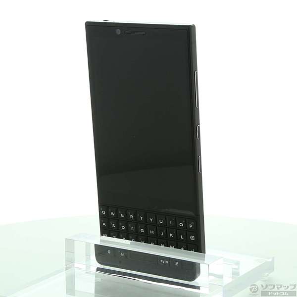 中古】BlackBerry KEY2 128GB ブラック BBF1009 SIMフリー