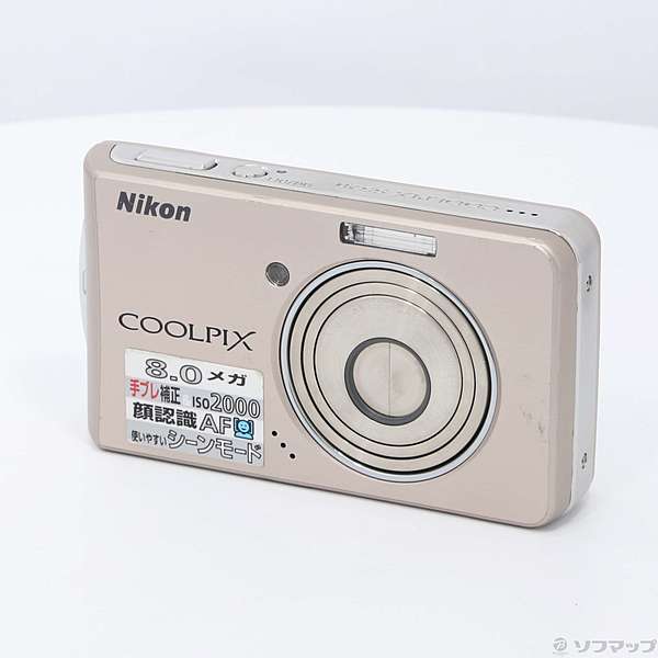 中古】COOLPIX S520 (800万画素／3倍ズーム／ライトブロンズ