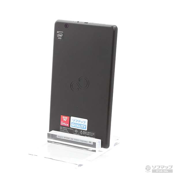【美品】富士通 FARQ33S 純正ケース付 中古】ARROWS Tab QH33／S FARQ33S ブラック 〔Windows 8〕 〔Office付