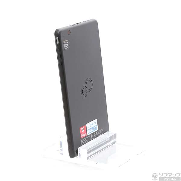 中古】ARROWS Tab QH33／S FARQ33S ブラック 〔Windows 8〕 〔Office付