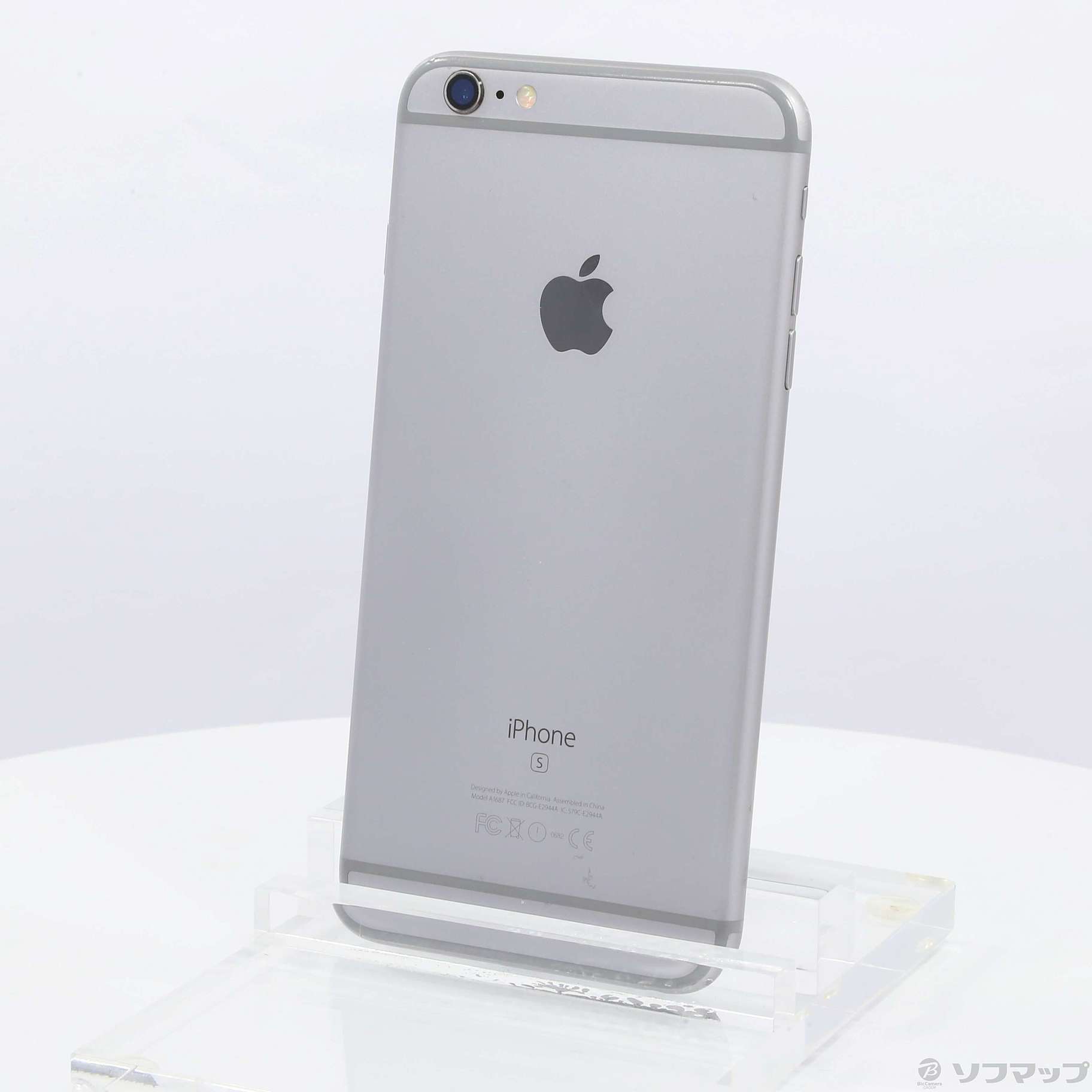 新品同様 SIMフリー スペースグレイ iPhone6s スペースグレイ Plus ...