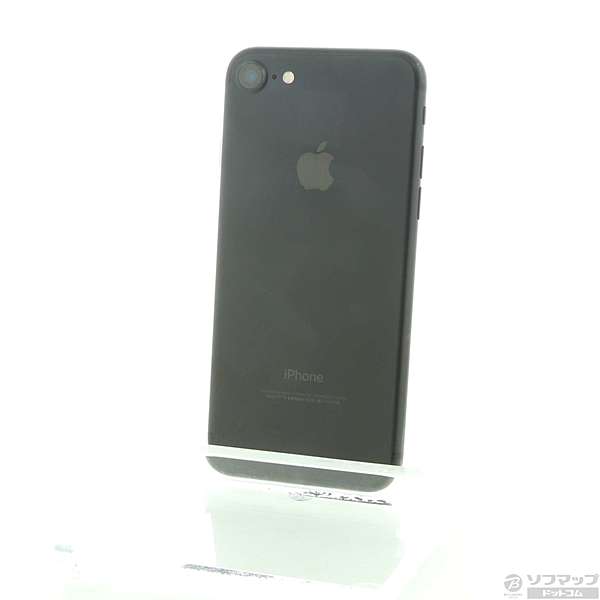 中古】iPhone7 128GB ブラック MNCK2J／A auロック解除SIMフリー 