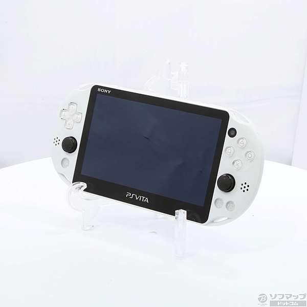 中古】PlayStation Vita WI-FIモデル グレイシャーホワイト PCH-2000ZA 
