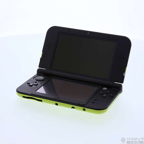 Newニンテンドー3DS LL ライム×ブラック ジャンク-