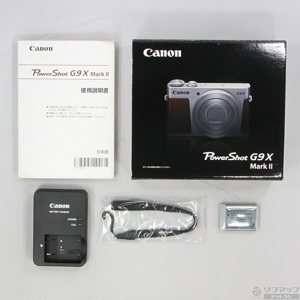 販売超安い - PowerShot G9 X Mark II （シルバー・取説無し） - 高い