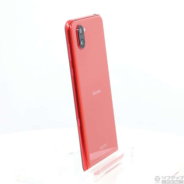 中古】AQUOS R3 128GB ラグジュアリーレッド SH-04L docomoロック解除