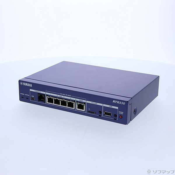 注目の YAMAHA ギガアクセスVPNル−ター RTX830 ヤマハ 小規模拠点向 ネットワーク 有線ブロードバンドルーター IPv6 PPPoE 中古