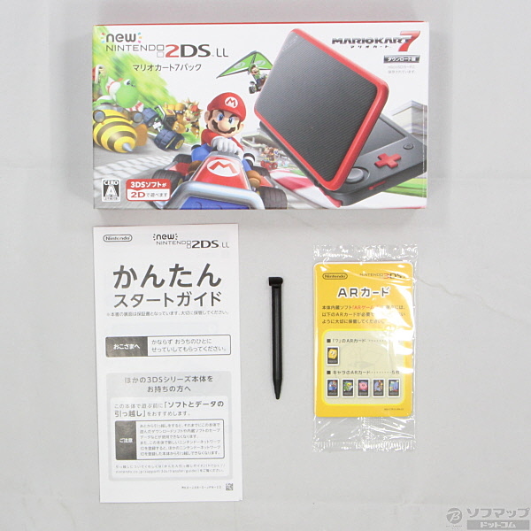 new2dsll ほぼ未使用超美品 マリオカートパック - 携帯用ゲーム本体