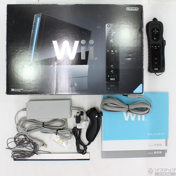 美品　Nintendo Wii RVL-S-KJ ブラック