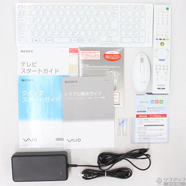 中古】VAIO L SVL24118FJWI ホワイト 〔Windows 7〕 〔Office付
