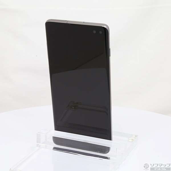 中古】GALAXY S10+ 128GB プリズムブラック SC-04L docomoロック