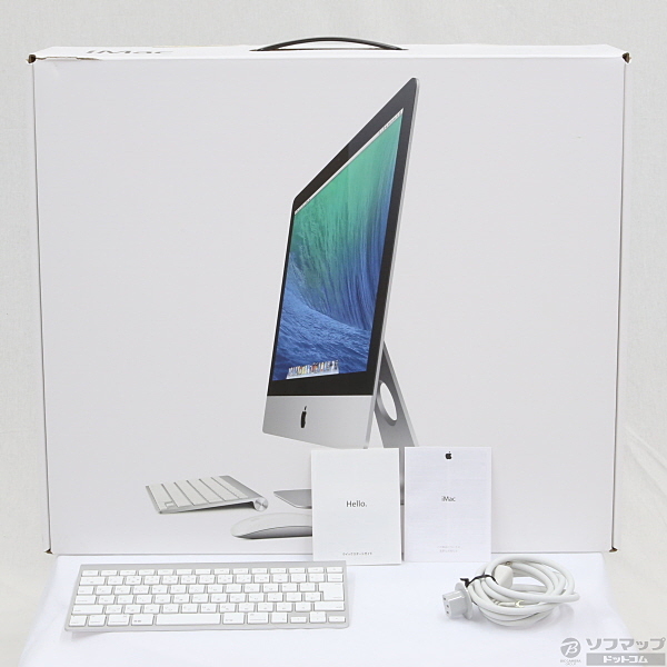 中古】iMac 21.5-inch Late 2013 ME087J／A Core_i5 2.9GHz 16GB