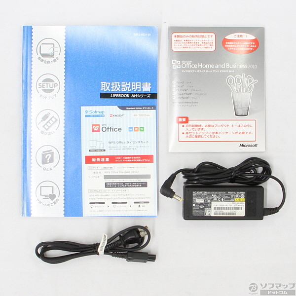 中古】LIFEBOOK AH42／H FMVA42HW アーバンホワイト 〔Windows 7 