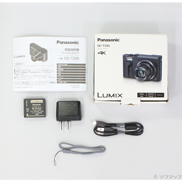 中古】LUMIX DC-TZ90-K ブラック ◇03/05(木)値下げ！ [2133019455467