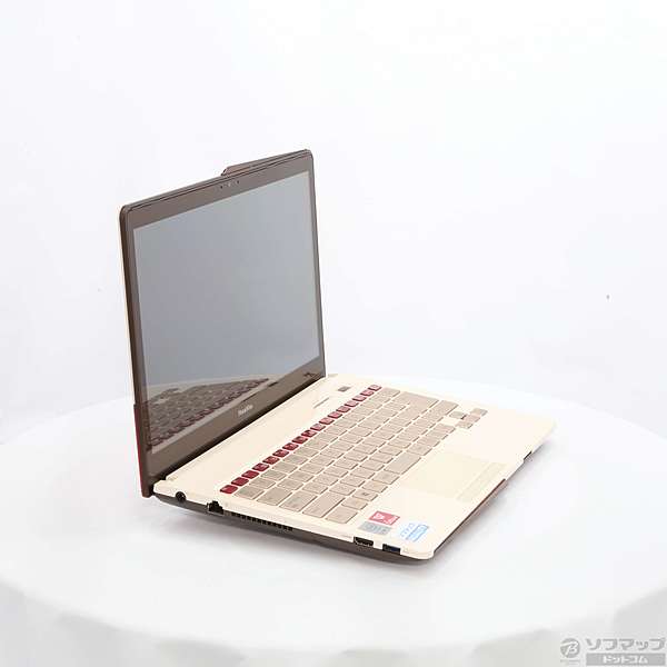 LIFEBOOK Floral Kiss CH75／W FMVC75WR エレガントレッド with ベージュ 〔Windows 10〕  ◇07/01(水)値下げ！